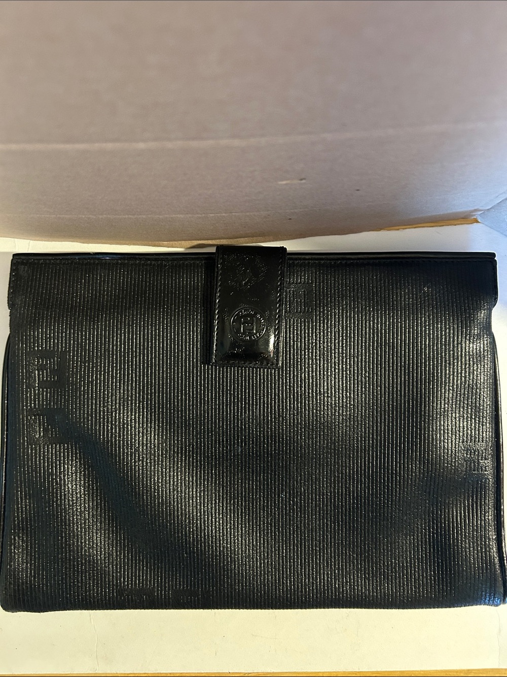 FENDI Leather Clutch
